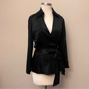 DVF Revolution Silk Wrap Top